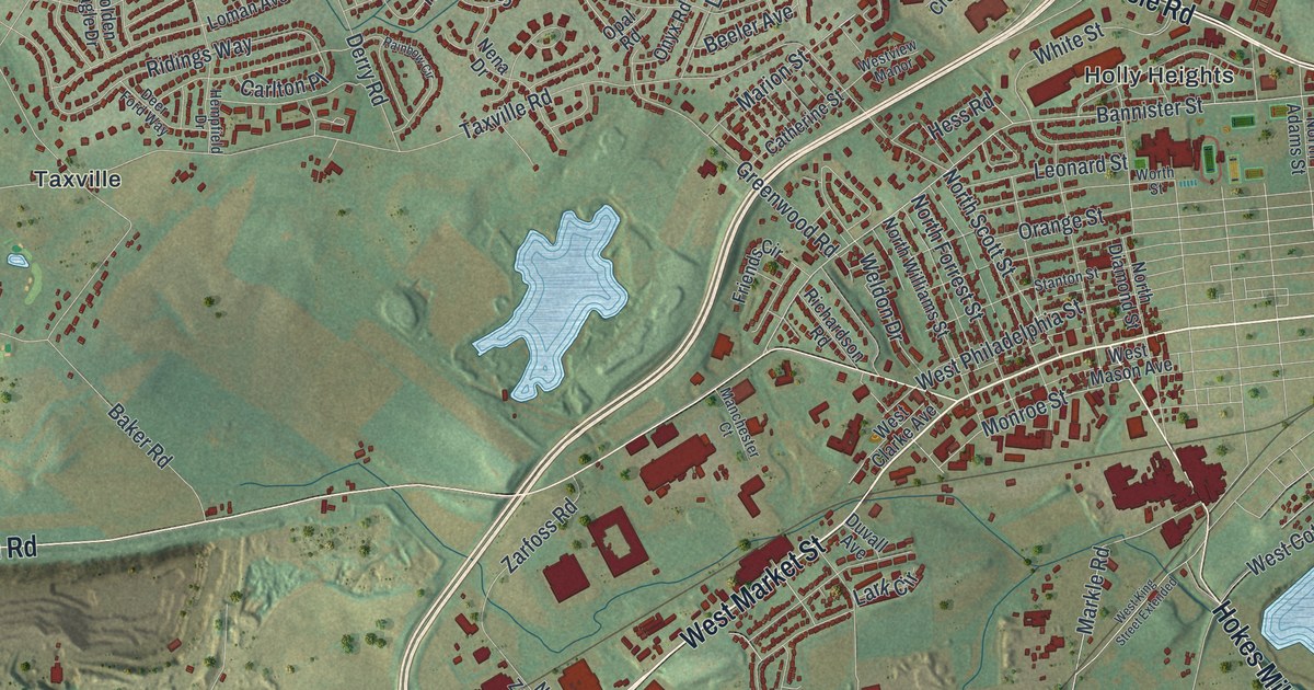 Map of West Manchester, Pennsylvania in 2026