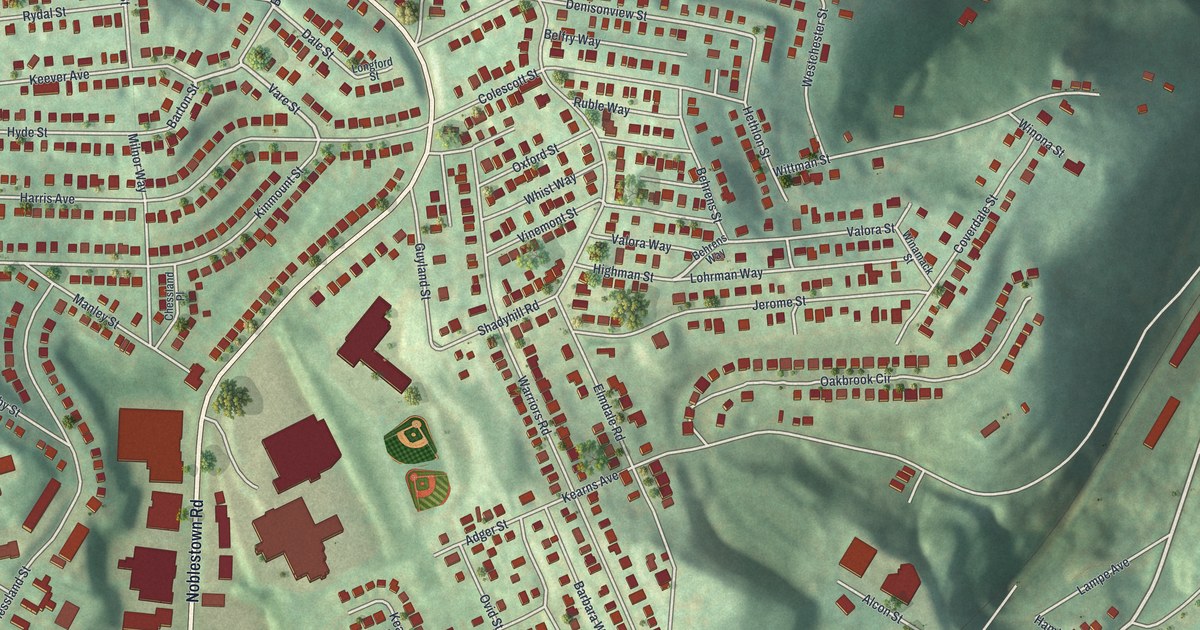 Map of Westwood, Pennsylvania in 2026