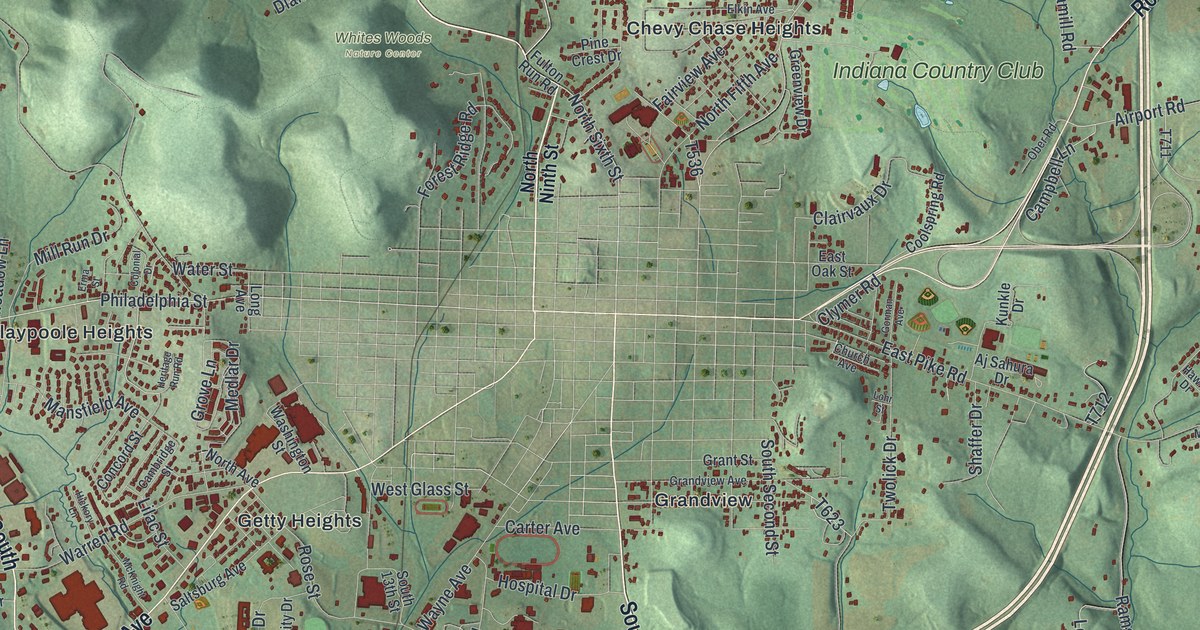Map of White, Indiana County, Pennsylvania in 2026