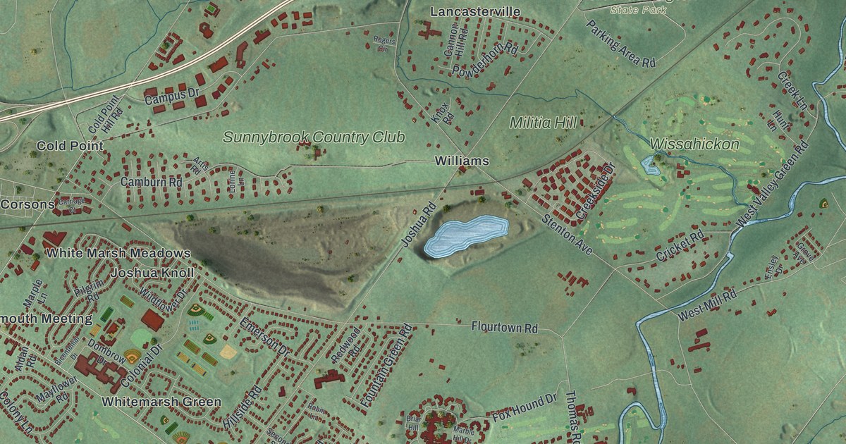 Map of Whitemarsh, Pennsylvania in 2026