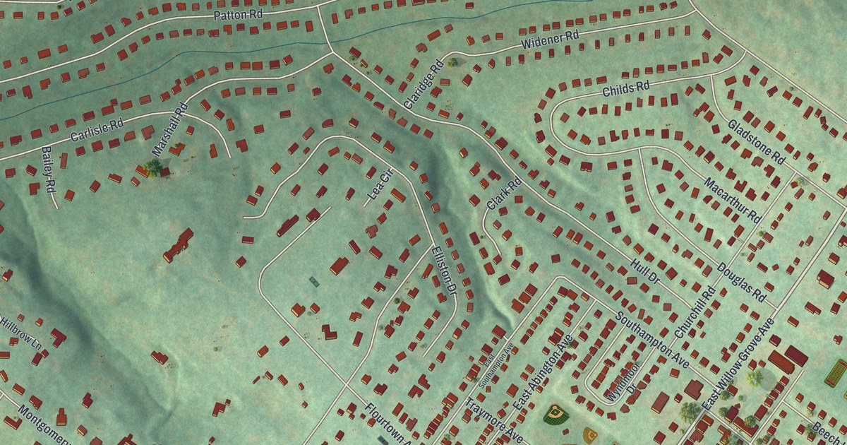 Map of Wyndmoor, Pennsylvania in 2026