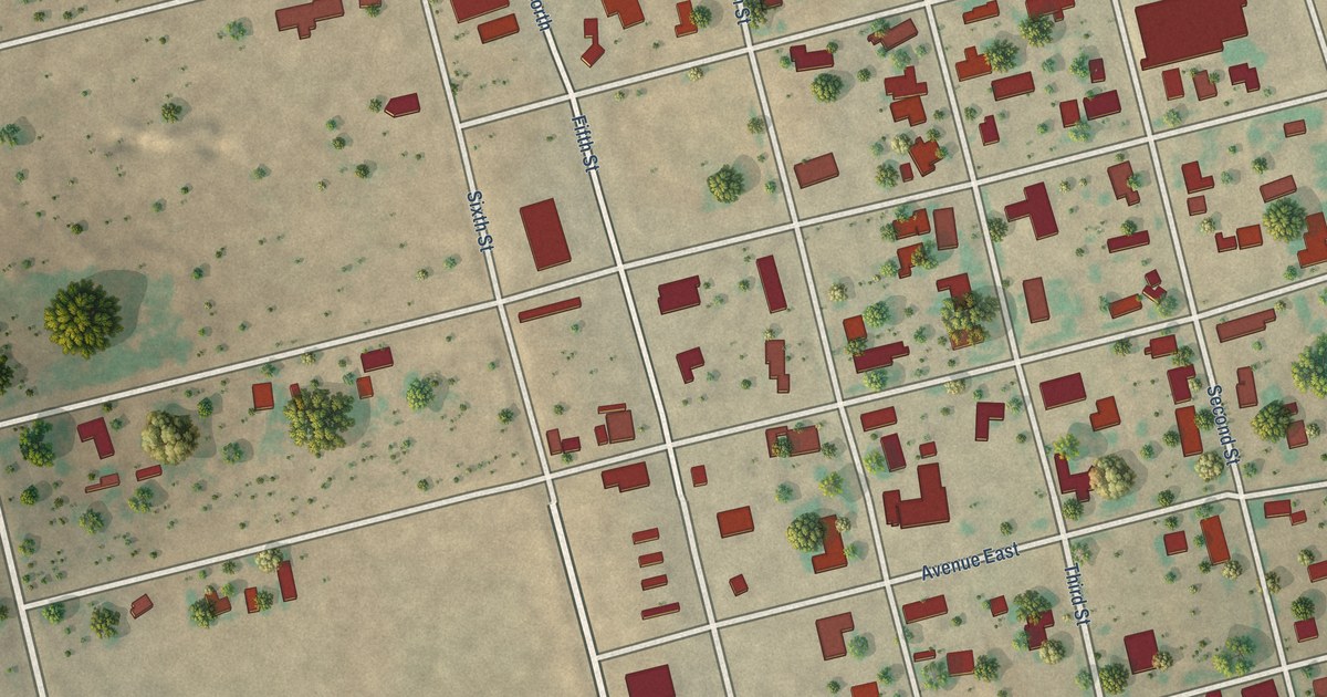Map of Ackerly, Texas in 2026