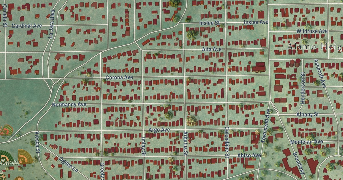 Map of Alamo Heights, Texas in 2026