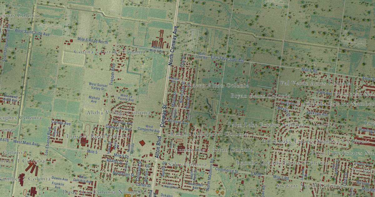 Map of Alton, Texas in 2026