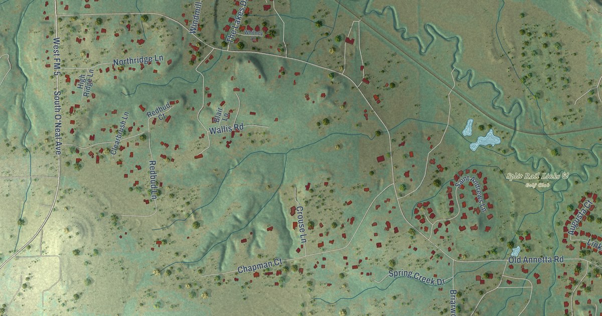 Map of Annetta, Texas in 2026