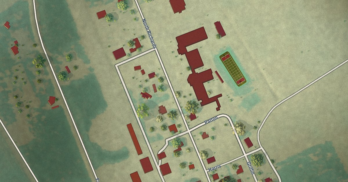 Map of Aquilla, Texas in 2026