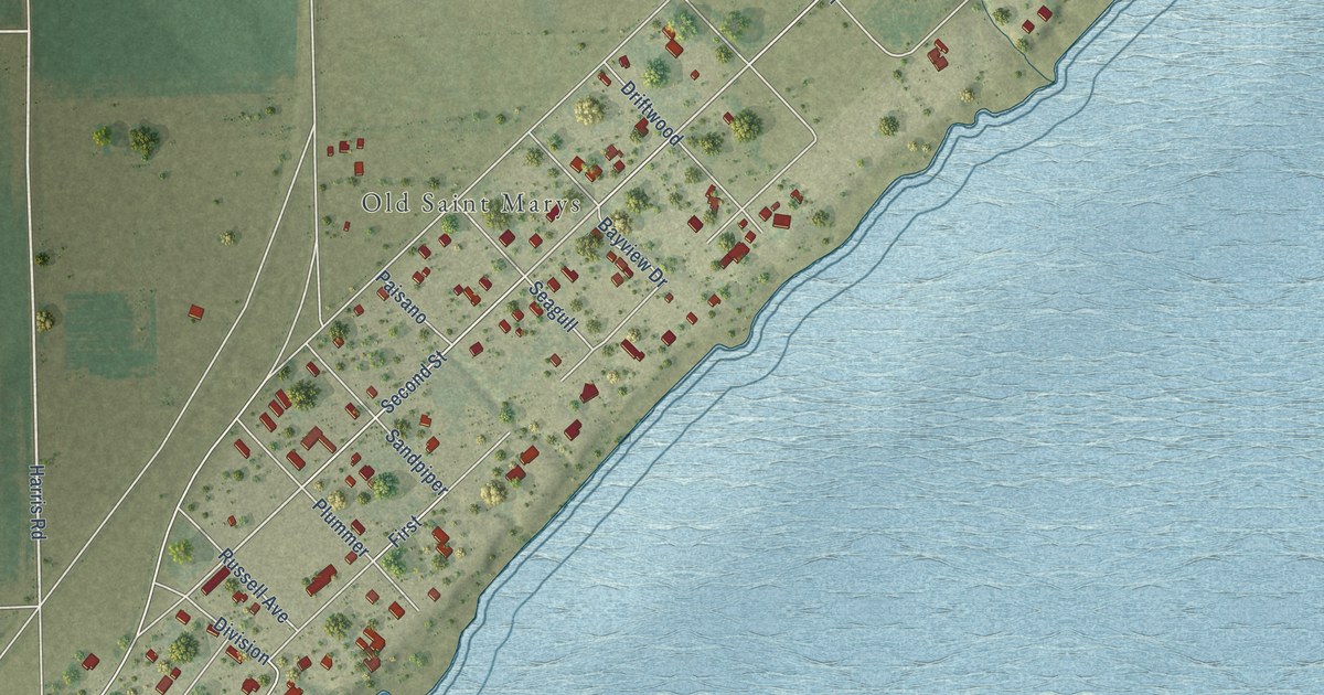 Map of Bayside, Texas in 2026