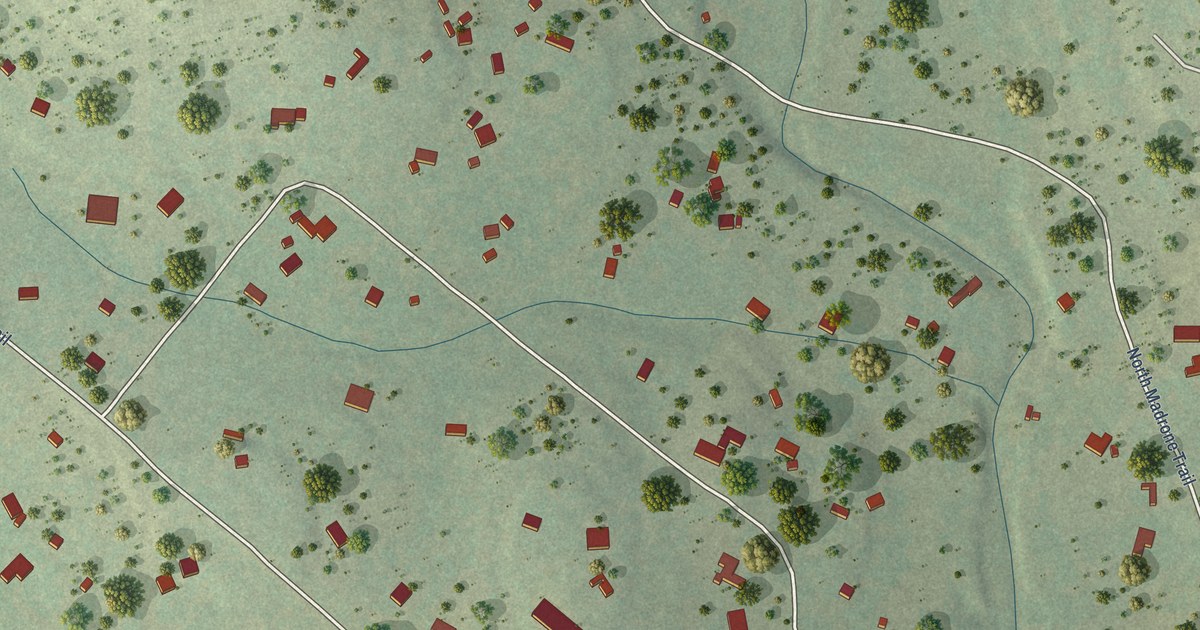 Map of Bear Creek, Texas in 2026