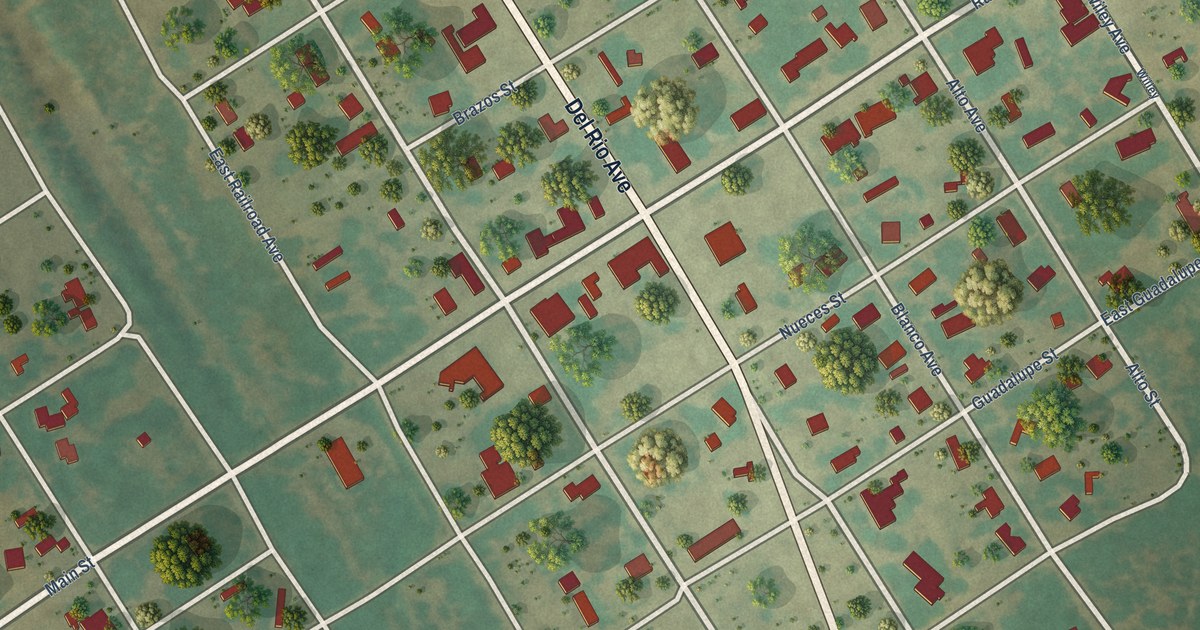 Map of Blackwell, Texas in 2026
