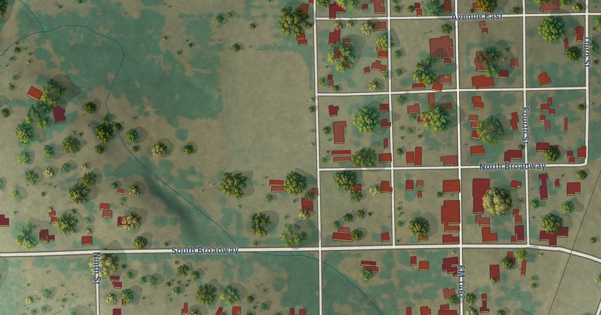 Map of Blanket, Texas in 2026