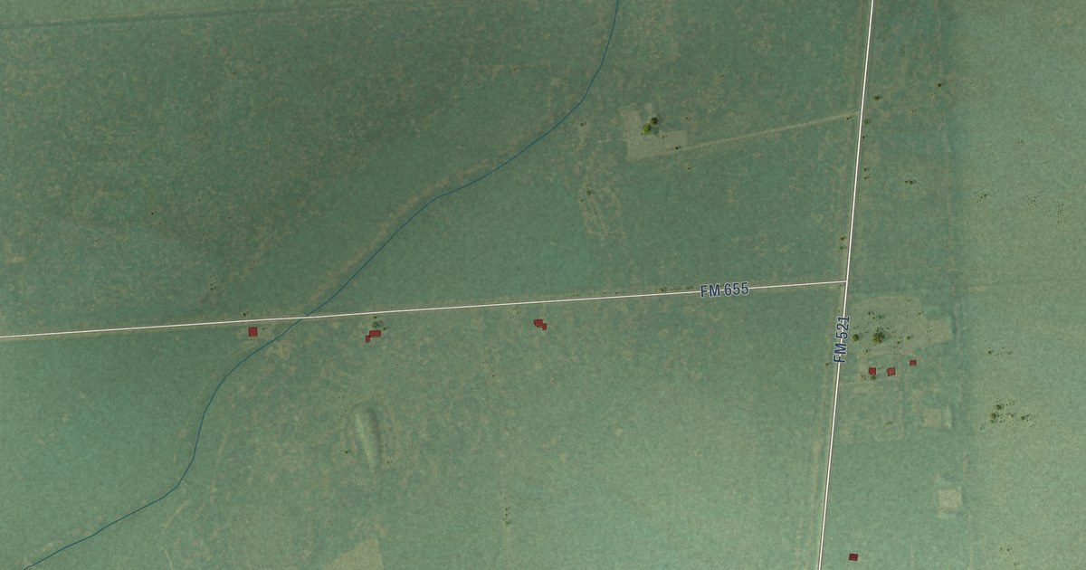 Map of Bonney, Texas in 2026