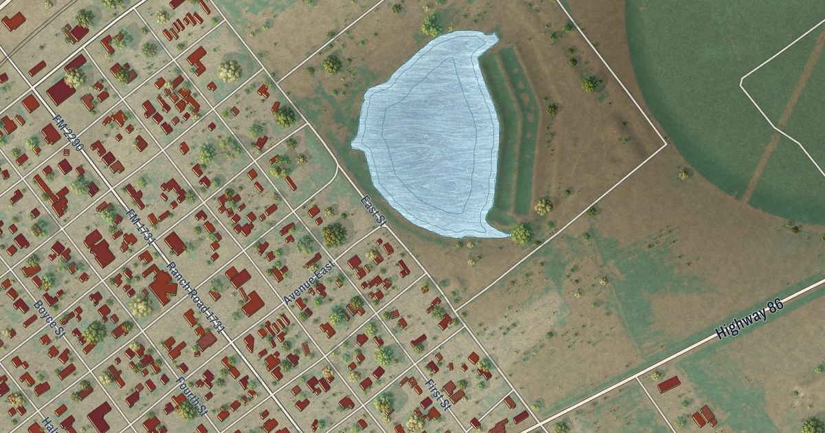 Map of Bovina, Texas in 2026