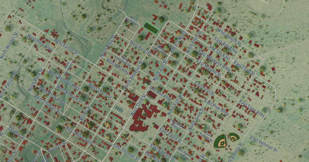 Map of Brackettville, Texas in 2026