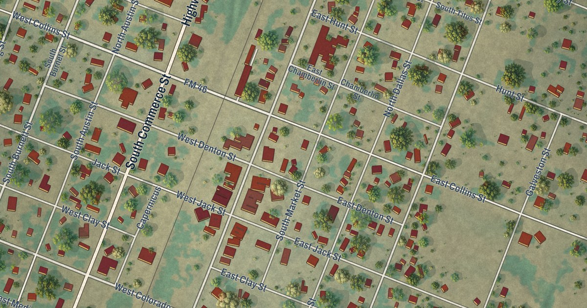 Map of Bremond, Texas in 2026