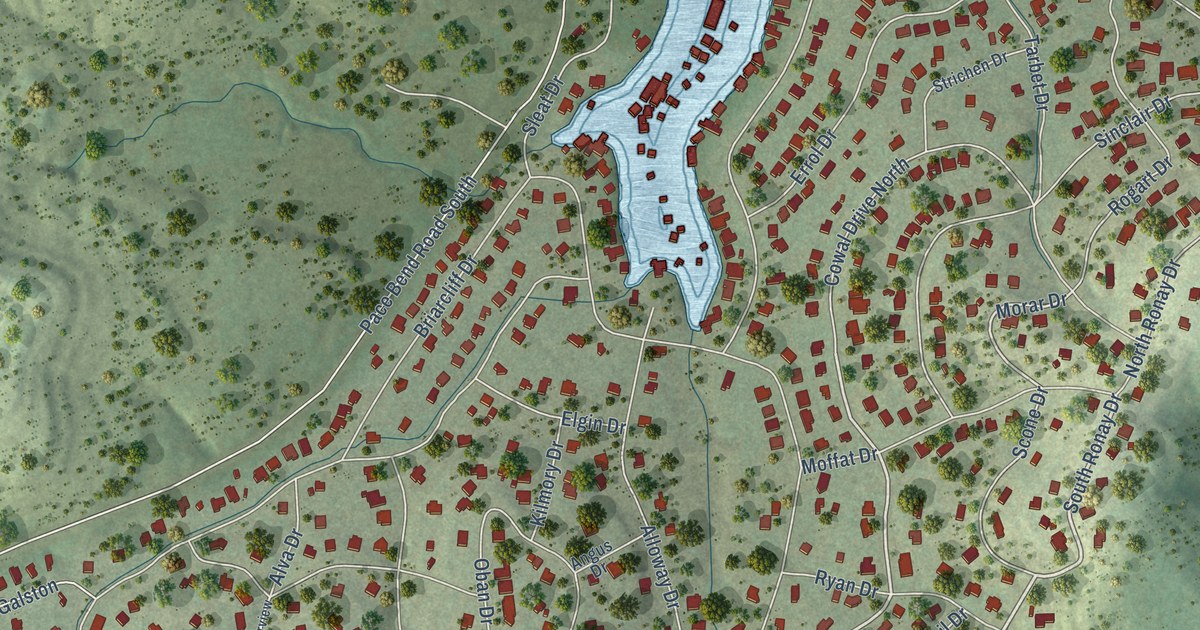 Map of Briarcliff, Texas in 2026