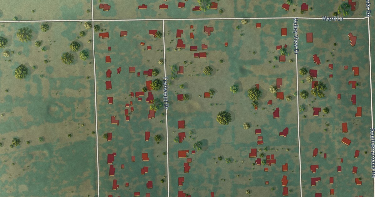 Map of Briaroaks, Texas in 2026