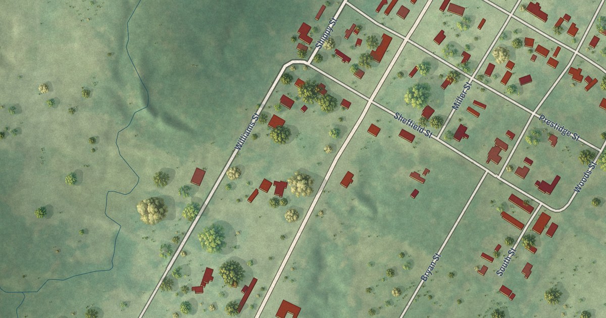 Map of Broaddus, Texas in 2026