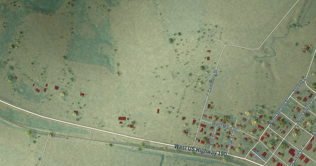Map of Buckholts, Texas in 2026