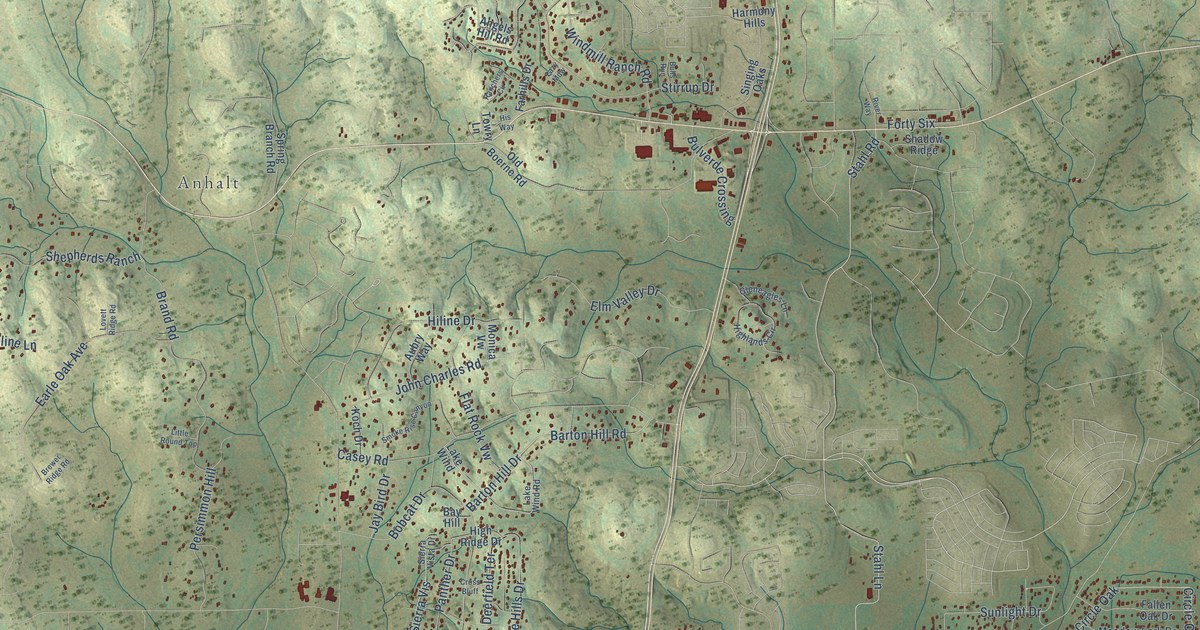 Map of Bulverde, Texas in 2026