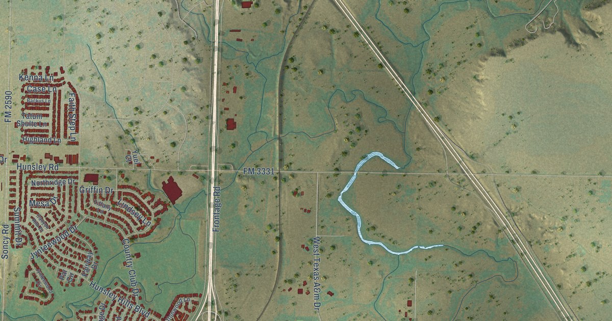 Map of Canyon, Texas in 2026