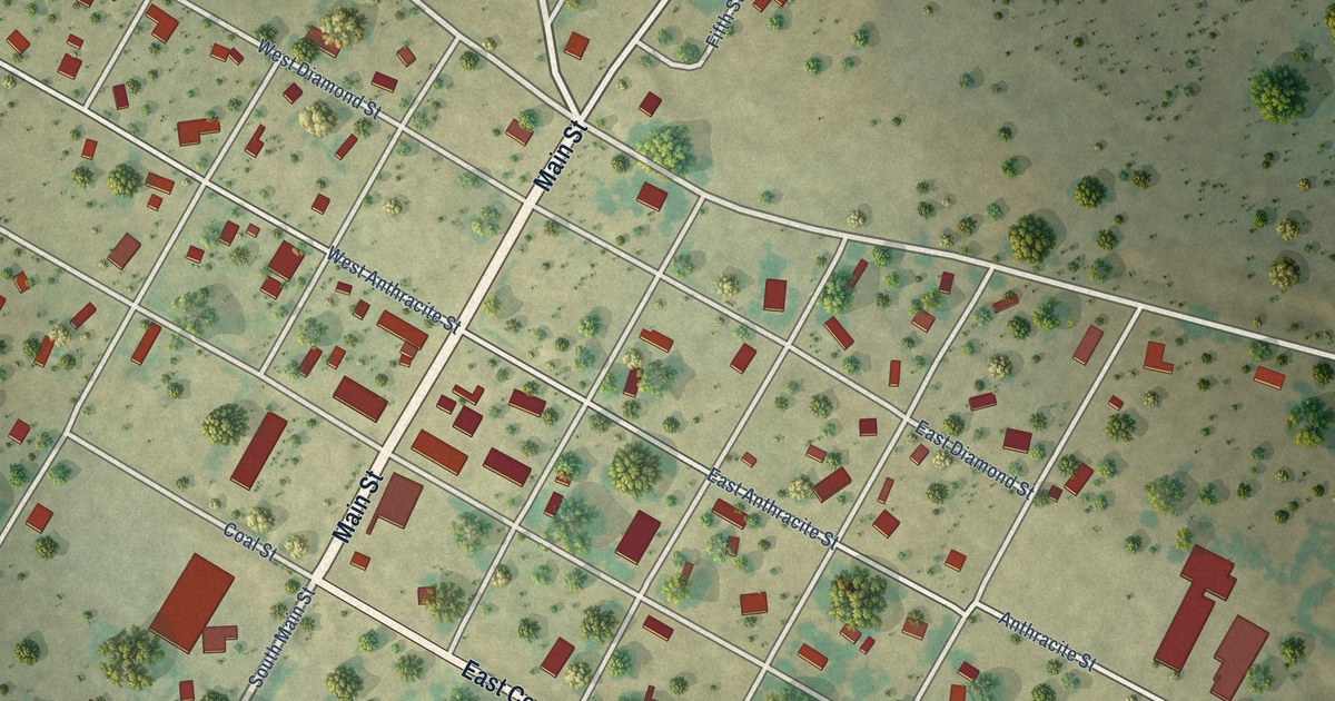 Map of Carbon, Texas in 2026