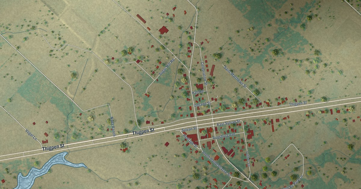 Map of Carmine, Texas in 2026