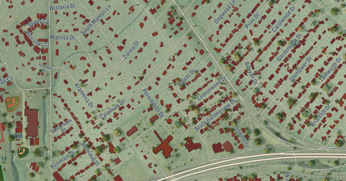 Map of Castle Hills, Texas in 2026