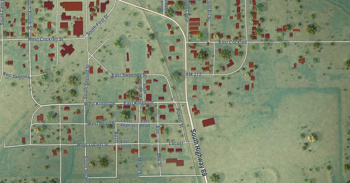 Map of Celeste, Texas in 2026
