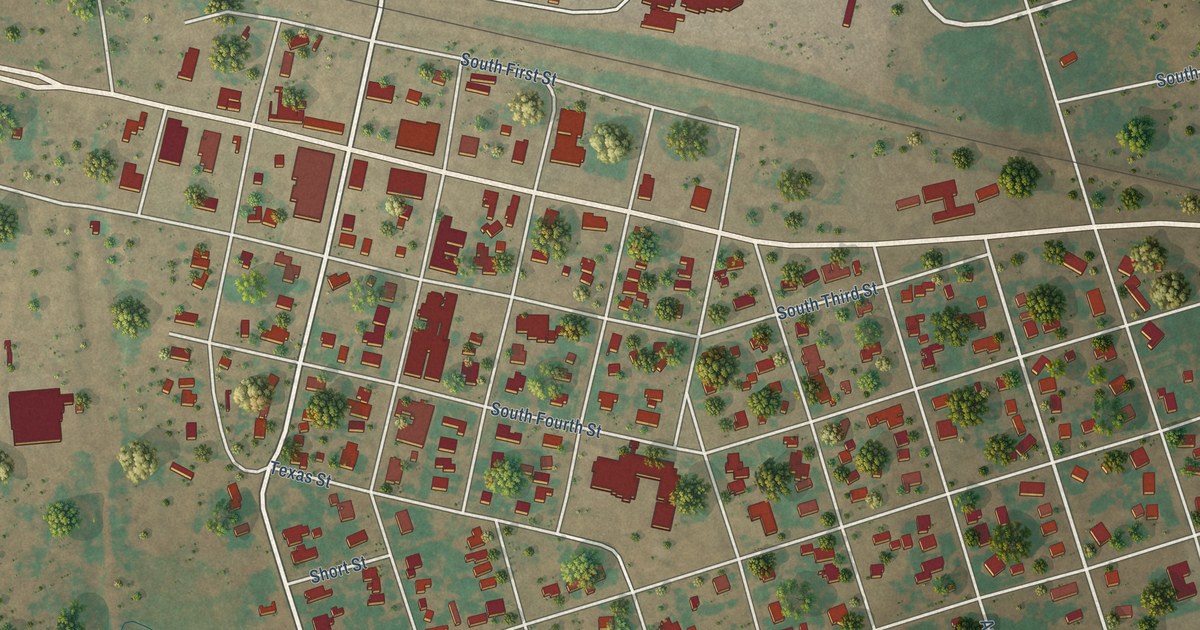 Map of Chillicothe, Texas in 2026