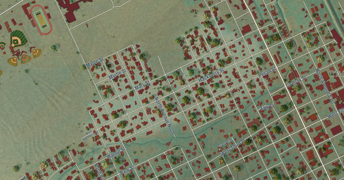 Map of Clifton, Texas in 2026