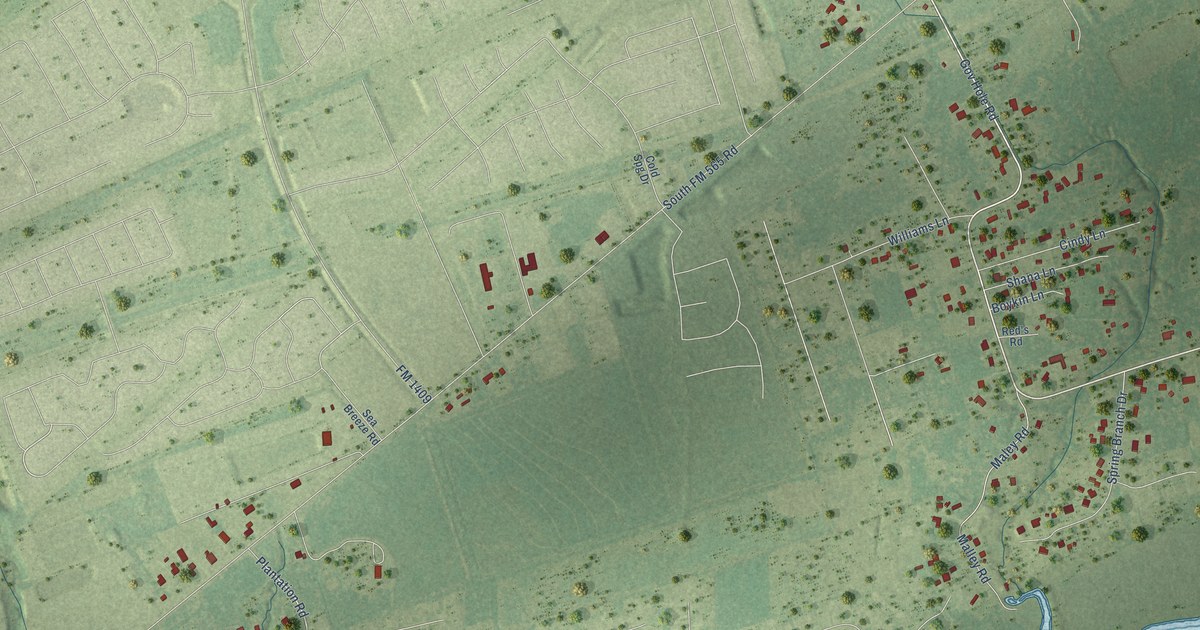 Map of Cove, Texas in 2026