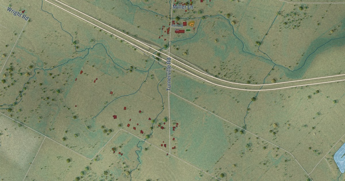 Map of Creedmoor, Texas in 2026