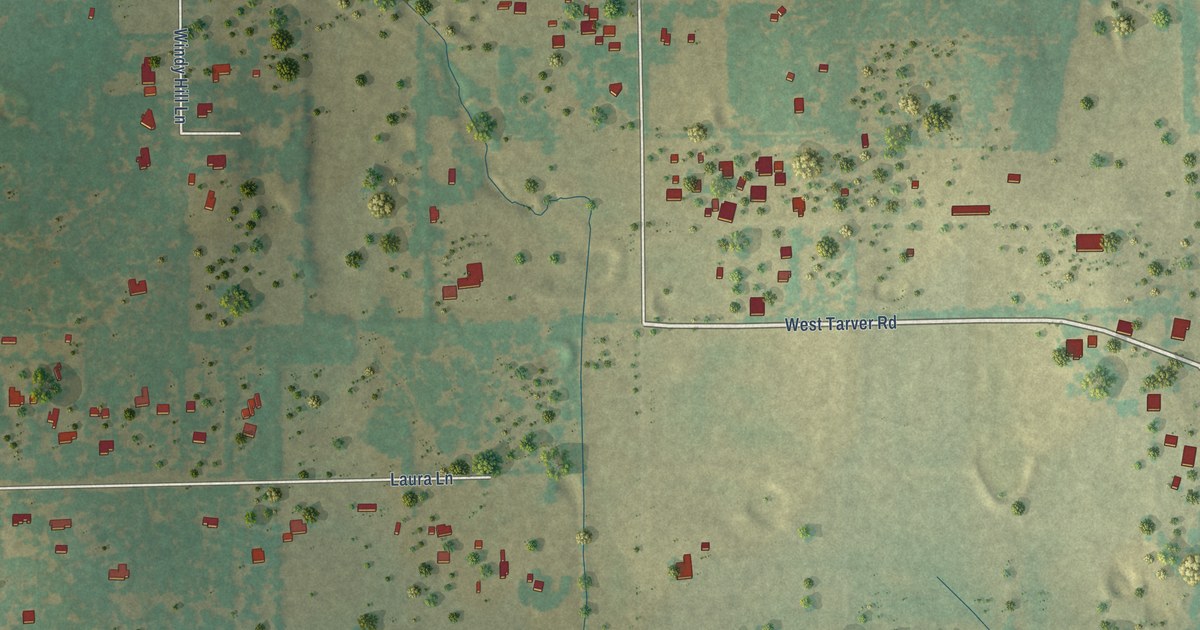 Map of Cross Timber, Texas in 2026