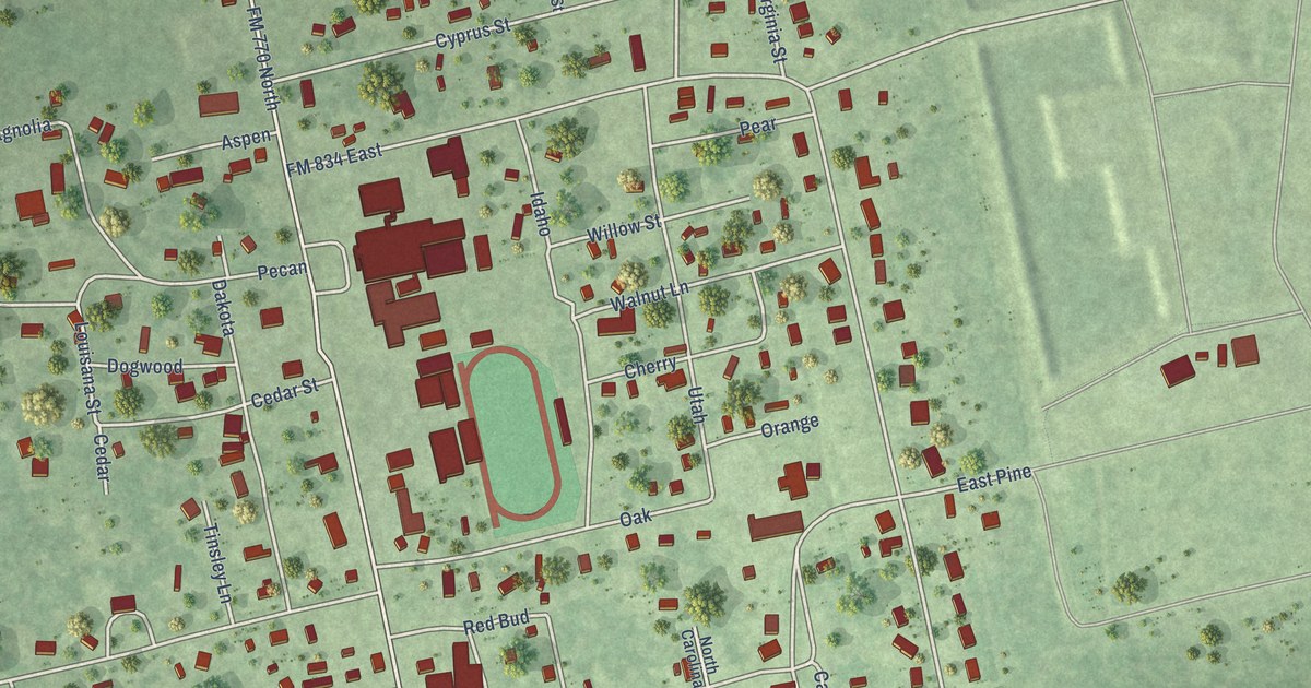 Map of Daisetta, Texas in 2026