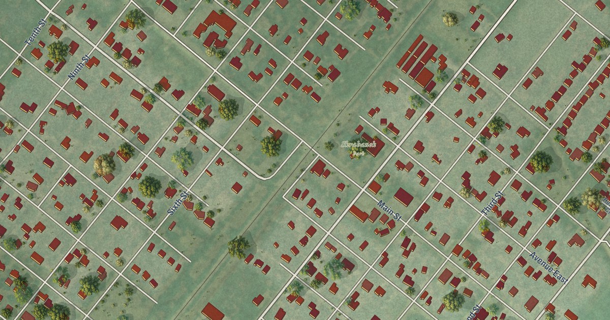 Map of Danbury, Texas in 2026