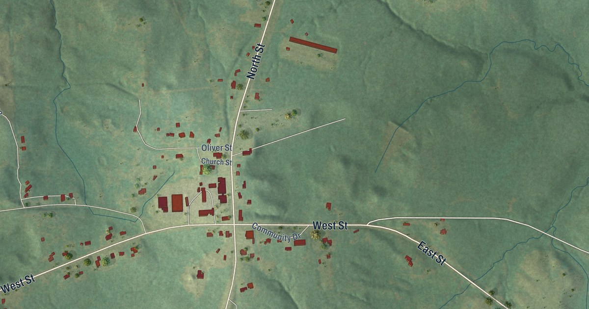 Map of Douglassville, Texas in 2026