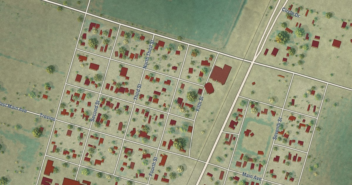 Map of Driscoll, Texas in 2026