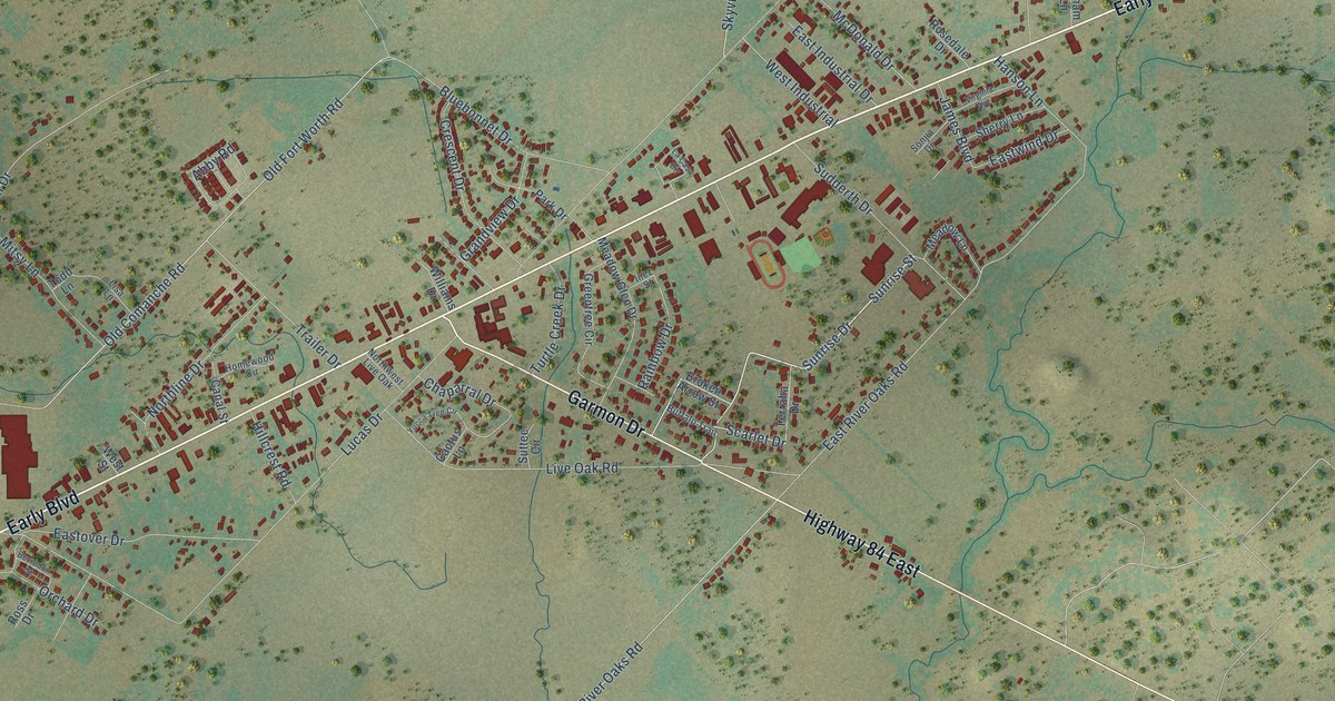Map of Early, Texas in 2026