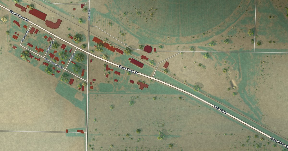 Map of Edmonson, Texas in 2026