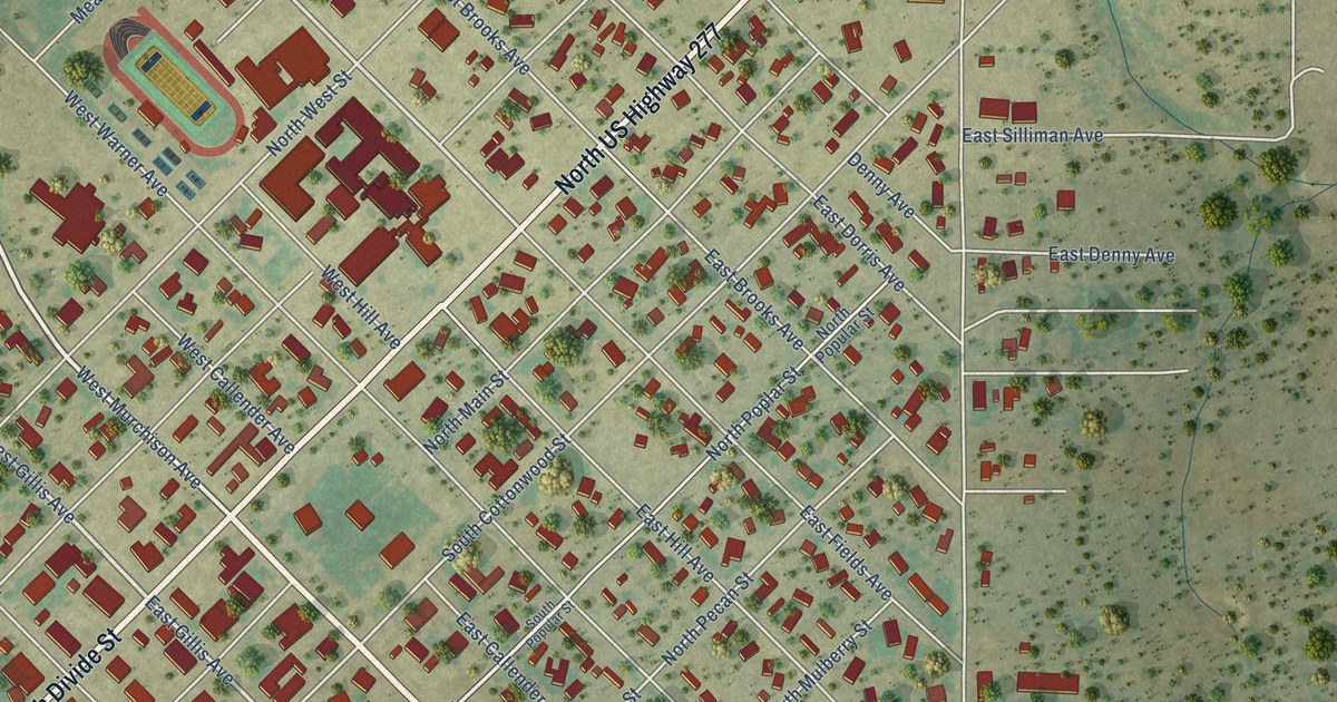 Map of Eldorado, Texas in 2026