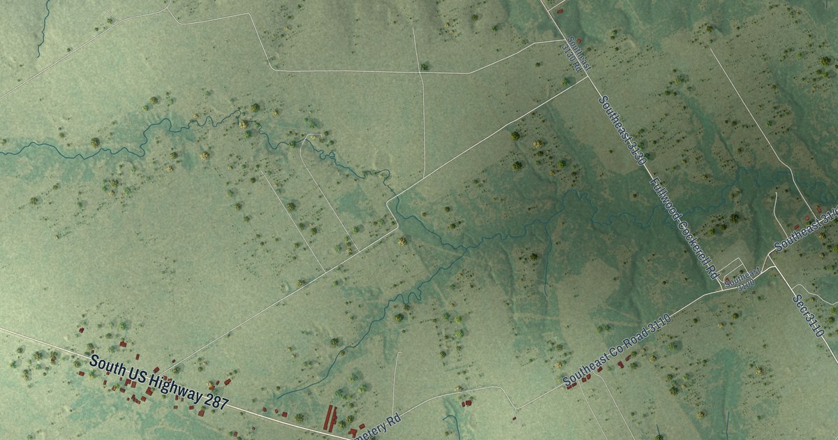 Map of Eureka, Texas in 2026