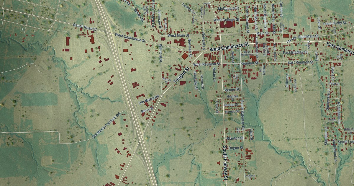Map of Fairfield, Texas in 2026