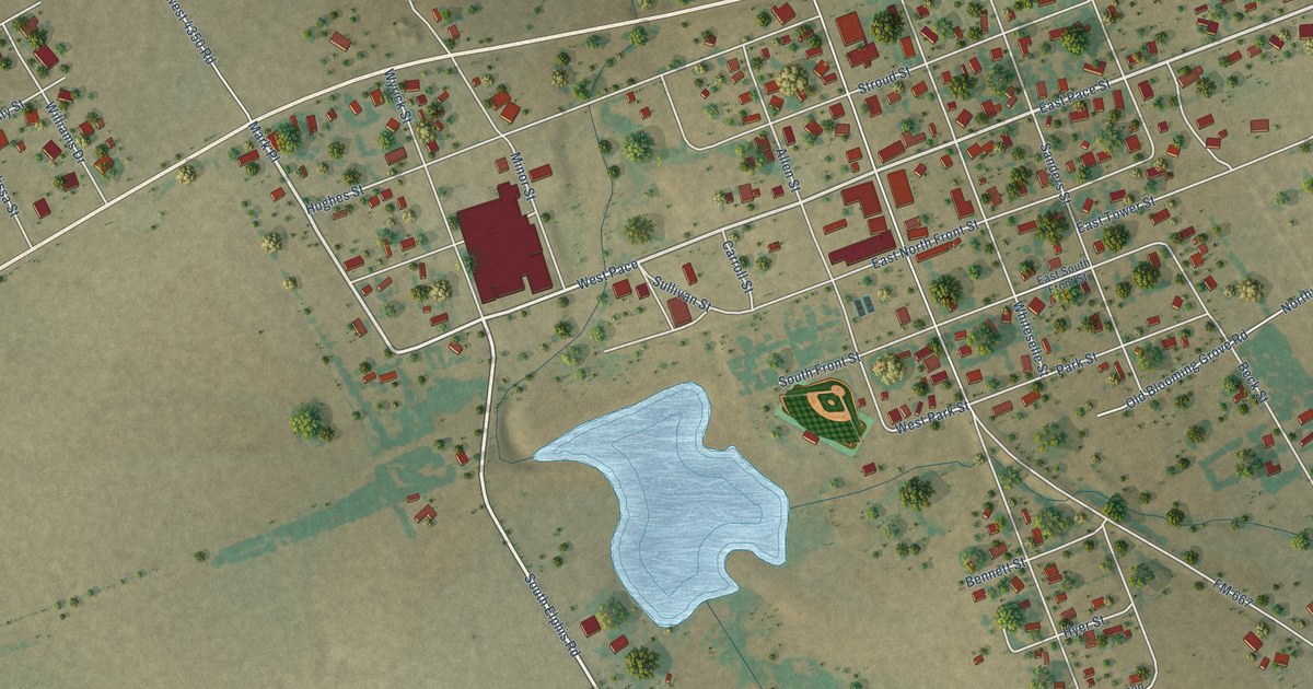 Map of Frost, Texas in 2026