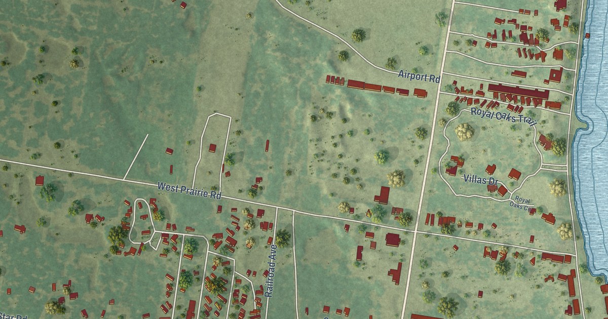 Map of Fulton, Texas in 2026