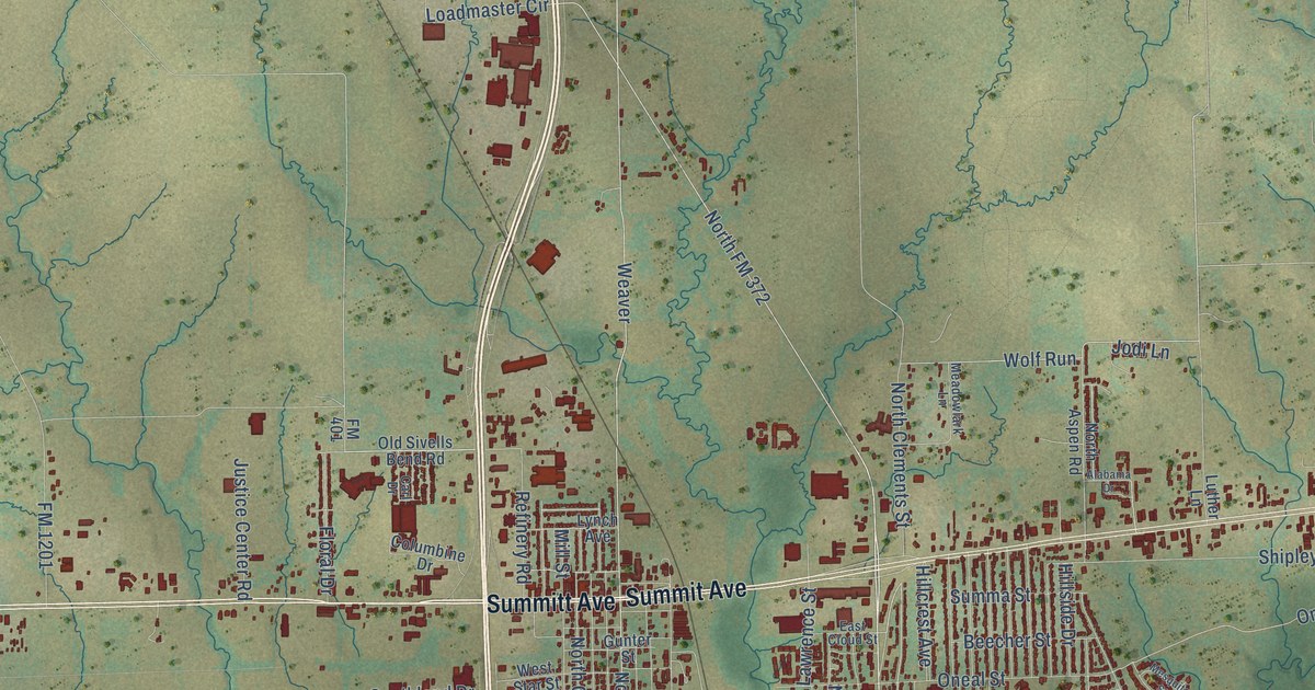 Map of Gainesville, Texas in 2026