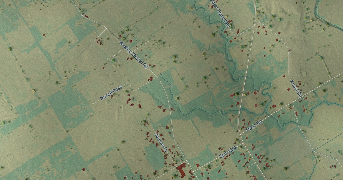 Map of Gholson, Texas in 2026