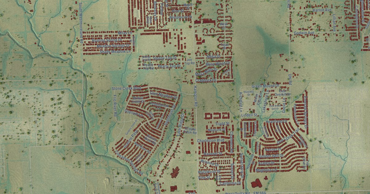 Map of Glenn Heights, Texas in 2026