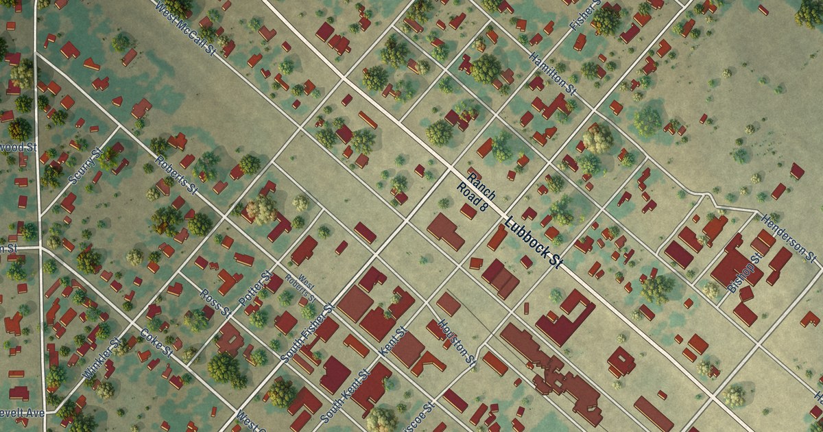 Map of Gorman, Texas in 2026