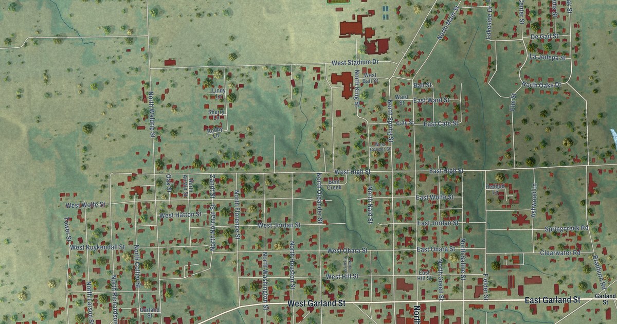 Map of Grand Saline, Texas in 2026