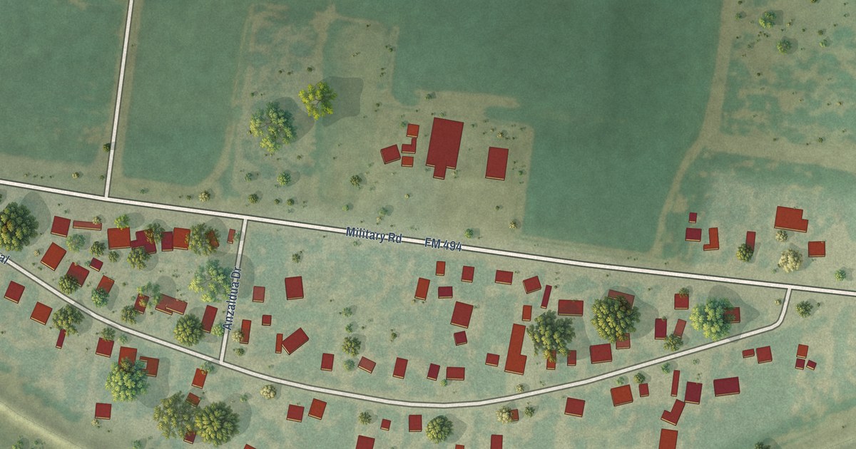 Map of Granjeno, Texas in 2026